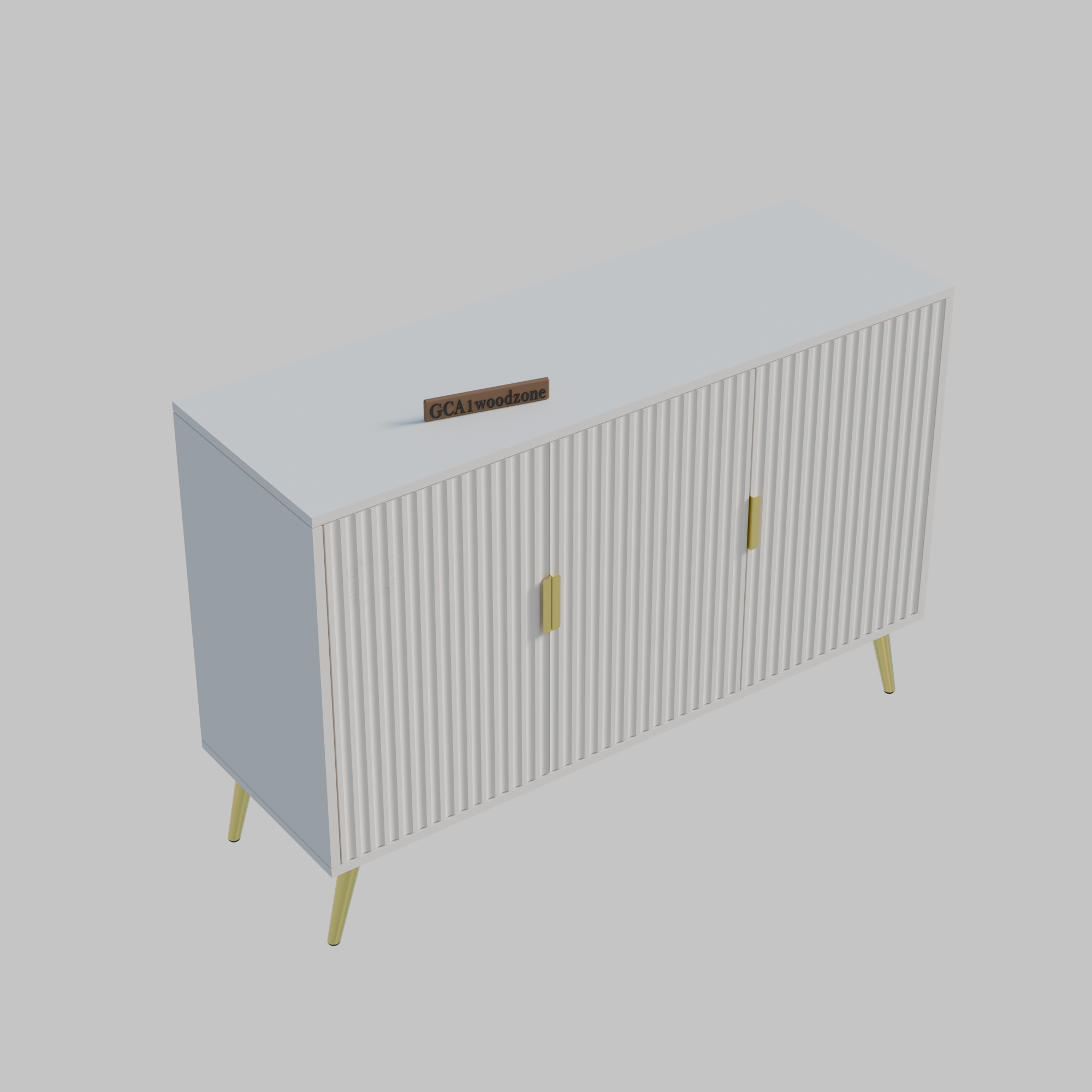 Softloom SIDEBOARD 3 DOOR -WHITE Softloom