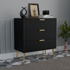 Softloom  3 Drawer Chestor -black | 5 Years Warranty