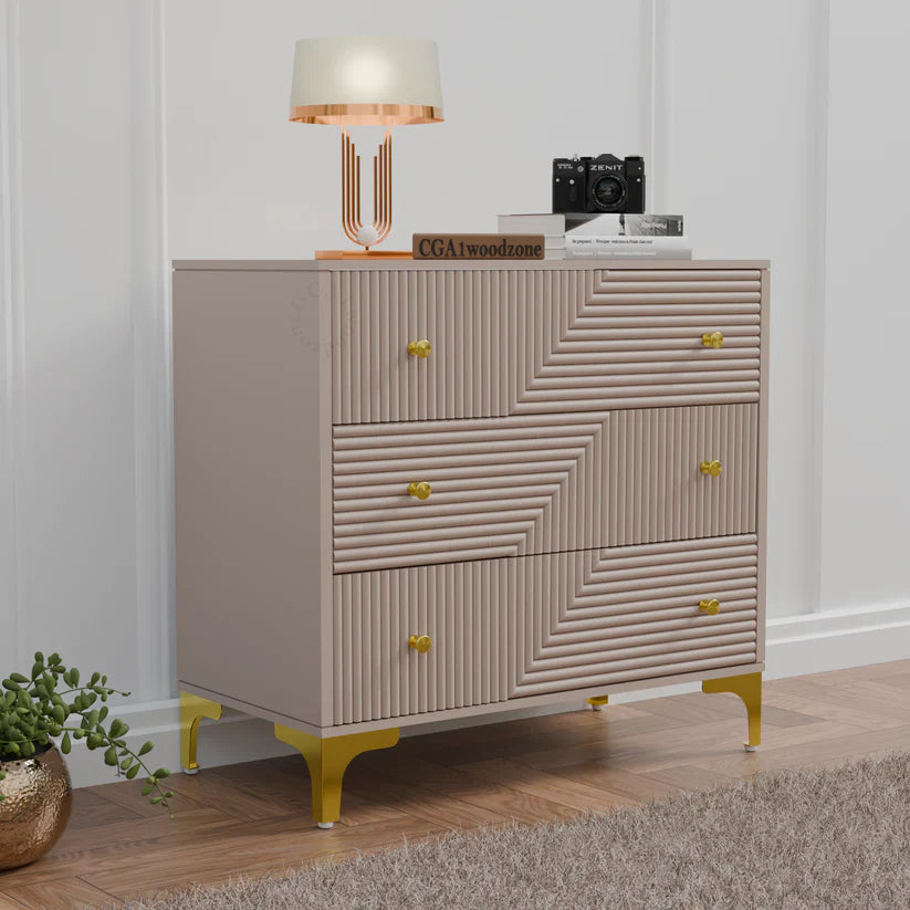 Softloom 3 drawer chestor-black | 5 Years Warranty Softloom