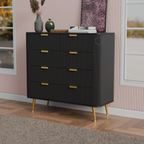Softloom 5 DRAWER CHESTOR -BLACK Softloom