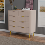 Softloom 5 DRAWER CHESTOR -TAUPE Softloom