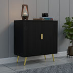 Softloom 2 DOOR SIDEBOARD -BLACK Softloom