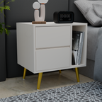 Softloom BED SIDE TABEL-WHITE Softloom