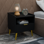 Softloom BED SIDE TABLE-BLACK Softloom