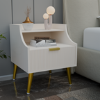 Softloom BED SIDE TABLE -WHITE Softloom