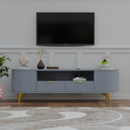 Modern TV Unit with Storage for Living Room - 5 Year Warranty