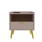 Softloom BED SIDE TABLE-BEIGE Softloom