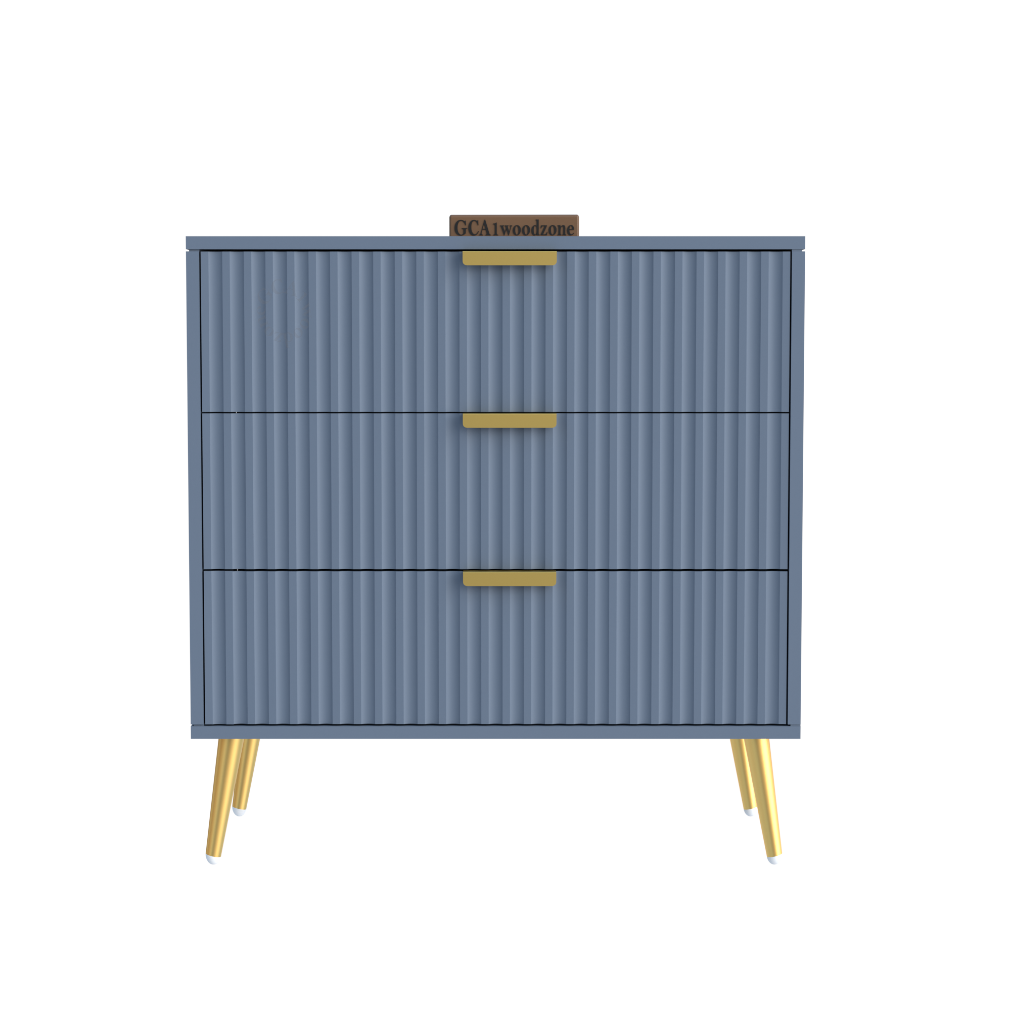 Softloom  3 Drawer Chestor -gray dark | 5 Years Warranty