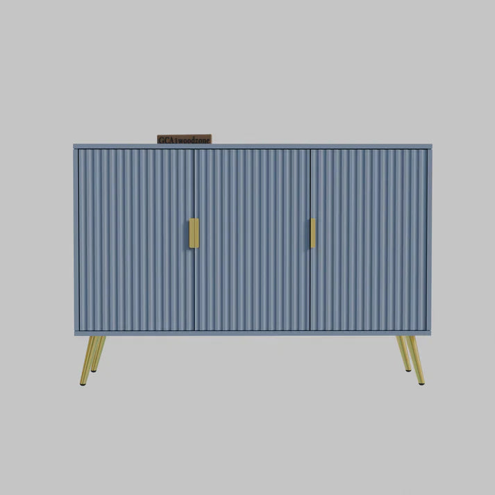 Softloom SIDEBOARD 3 DOOR WHITE - 5 Years Warranty Softloom