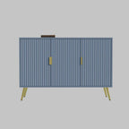 Softloom SIDEBOARD 3 DOOR WHITE - 5 Years Warranty Softloom