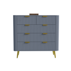 Softloom 5 DRAWER CHESTOR -GREY Softloom