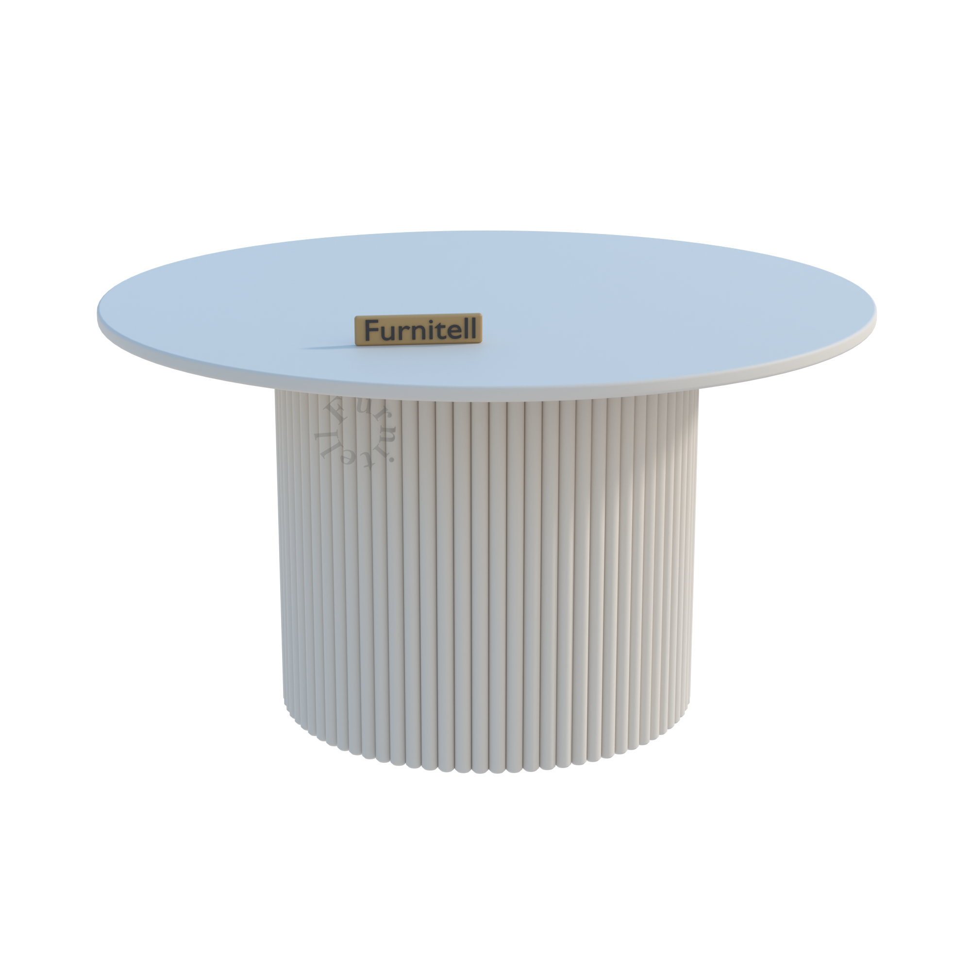 Softloom Modern Round Solid Wood Coffee Table | 5 Year Warrantry