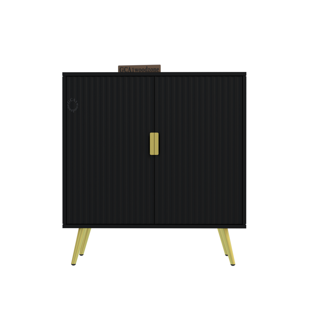 Softloom 2 DOOR SIDEBOARD -BLACK Softloom