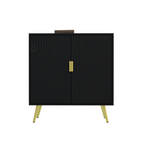 Softloom 2 DOOR SIDEBOARD -BLACK Softloom