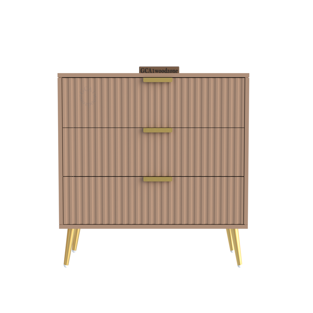 Softloom  3 Drawer Chestor -Taupy | 5 Years Warranty