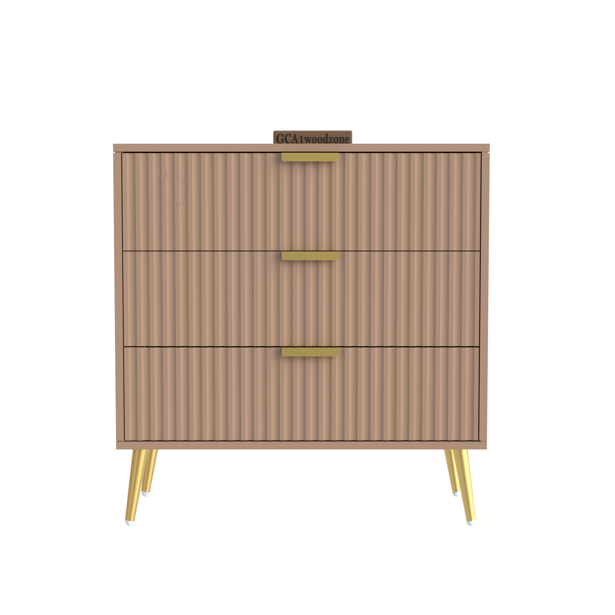 Softloom  3 Drawer Chestor -Taupy | 5 Years Warranty