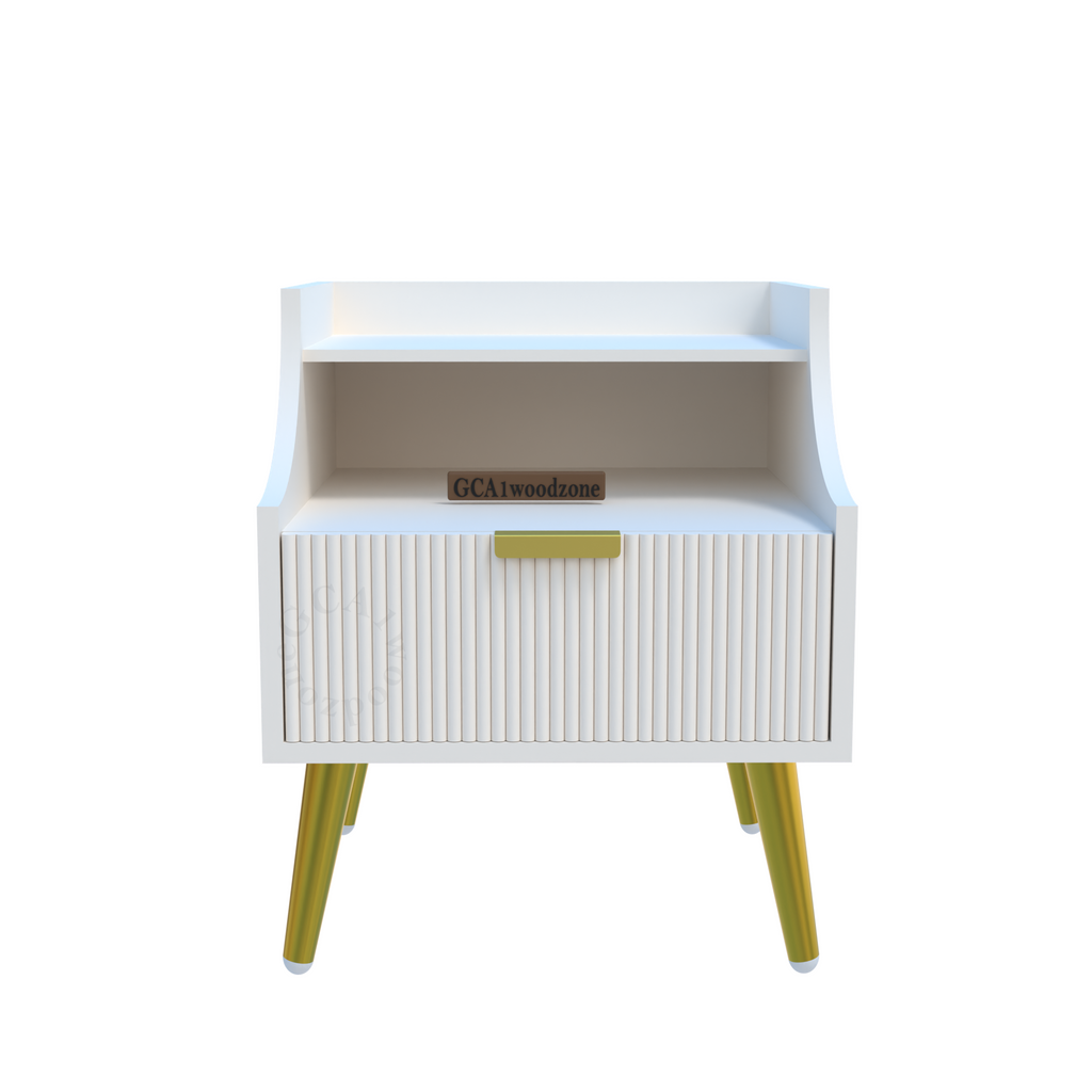 Softloom BED SIDE TABLE -WHITE Softloom
