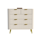 Softloom 5 DRAWER CHESTOR -WHITE Softloom