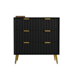 Softloom 4 DRAWER CHEST -BLACK Softloom