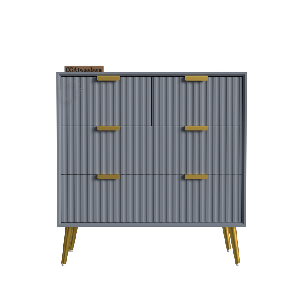 Softloom 4 DRAWER CHEST -GREY Softloom