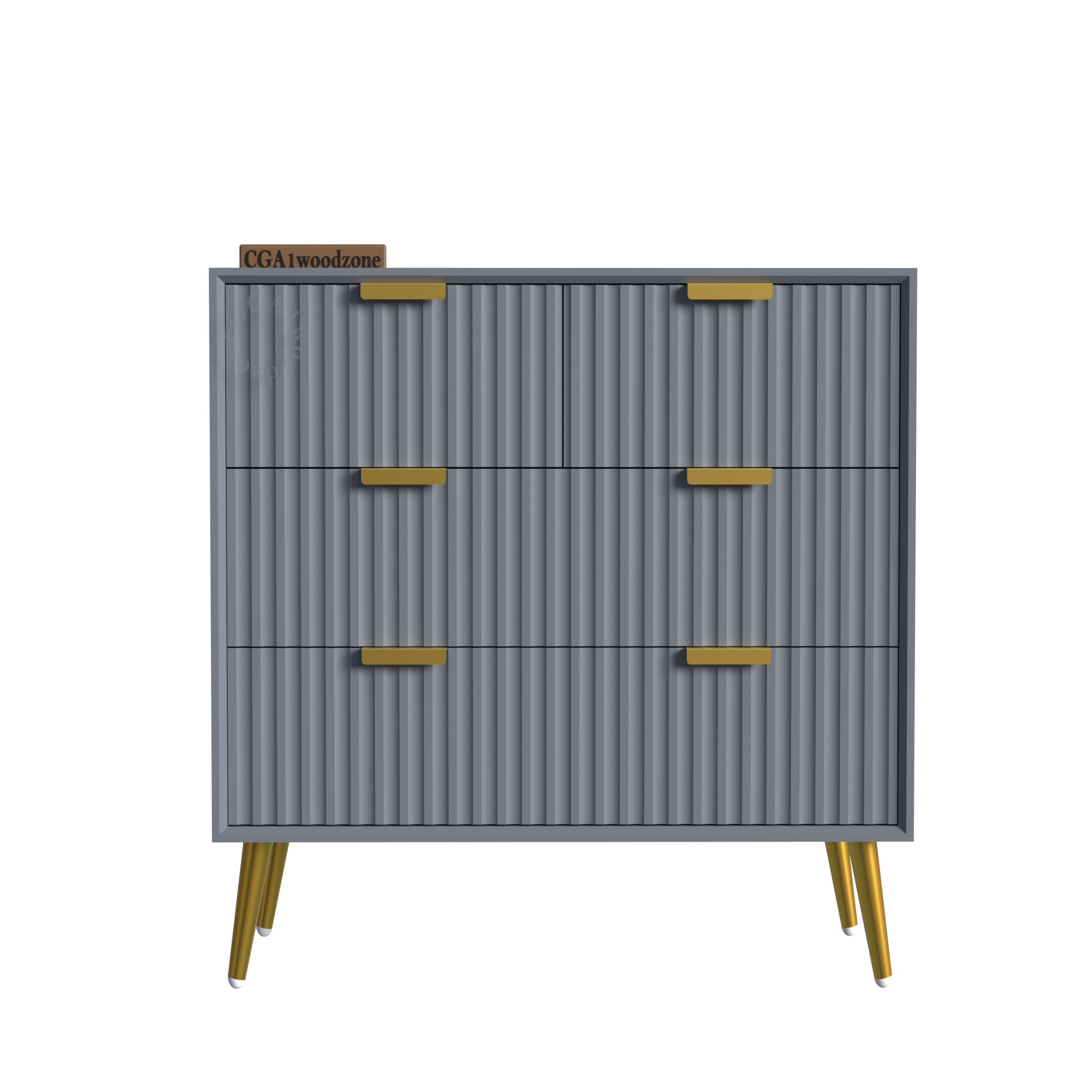 Softloom 4 DRAWER CHEST -GREY Softloom