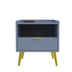 Softloom BED SIDE TABLE-GREY Softloom