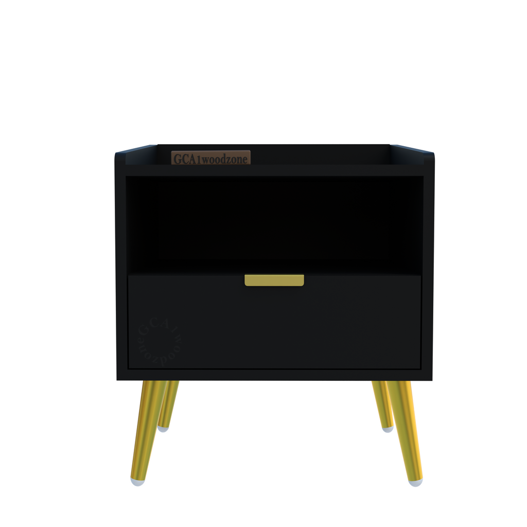 Softloom BED SIDE TABLE-BLACK Softloom