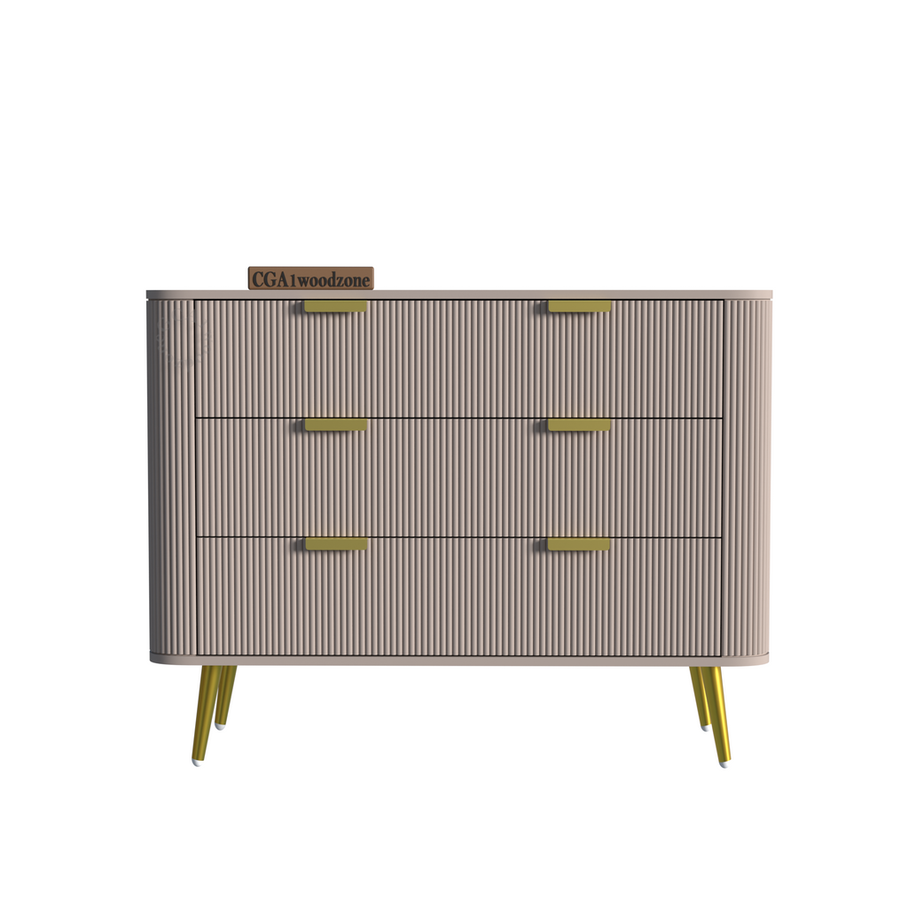 Softloom RR  3 DRAWER CHEST -TAUPE Softloom