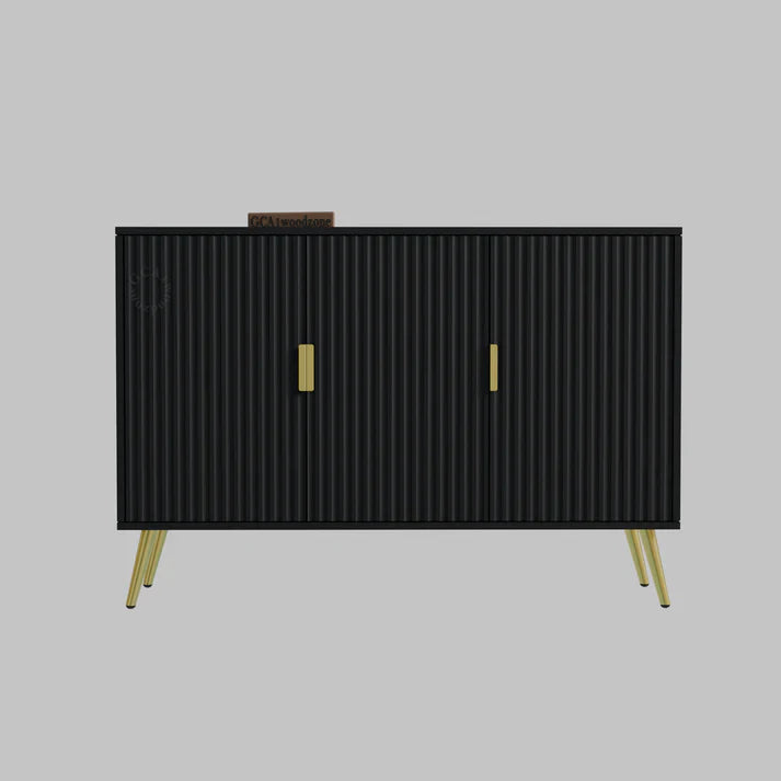 Softloom SIDEBOARD 3 DOOR WHITE - 5 Years Warranty Softloom