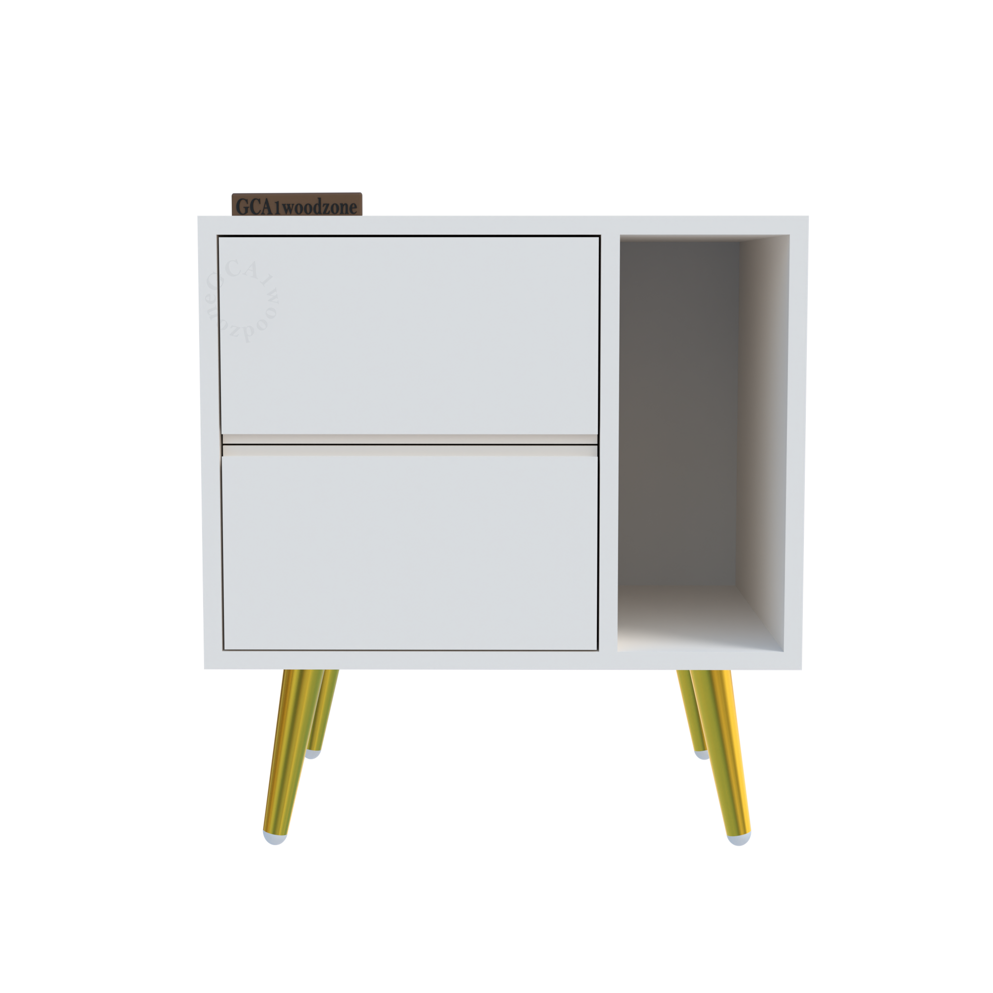 Softloom BED SIDE TABEL-WHITE Softloom