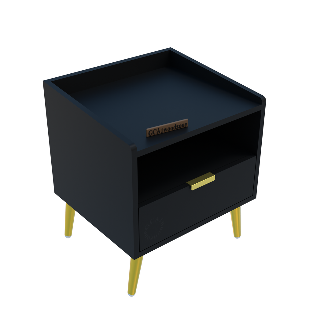 Softloom BED SIDE TABLE-BLACK Softloom