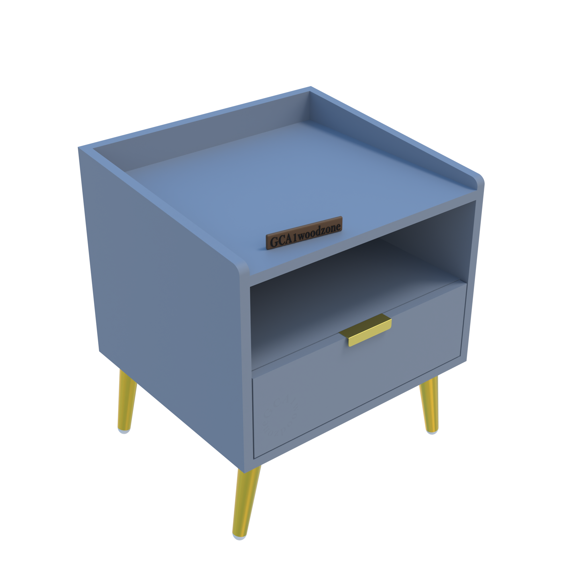 Softloom BED SIDE TABLE-GREY Softloom