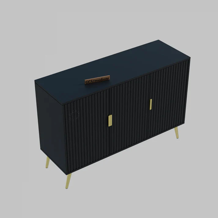 Softloom SIDEBOARD 3 DOOR WHITE - 5 Years Warranty Softloom