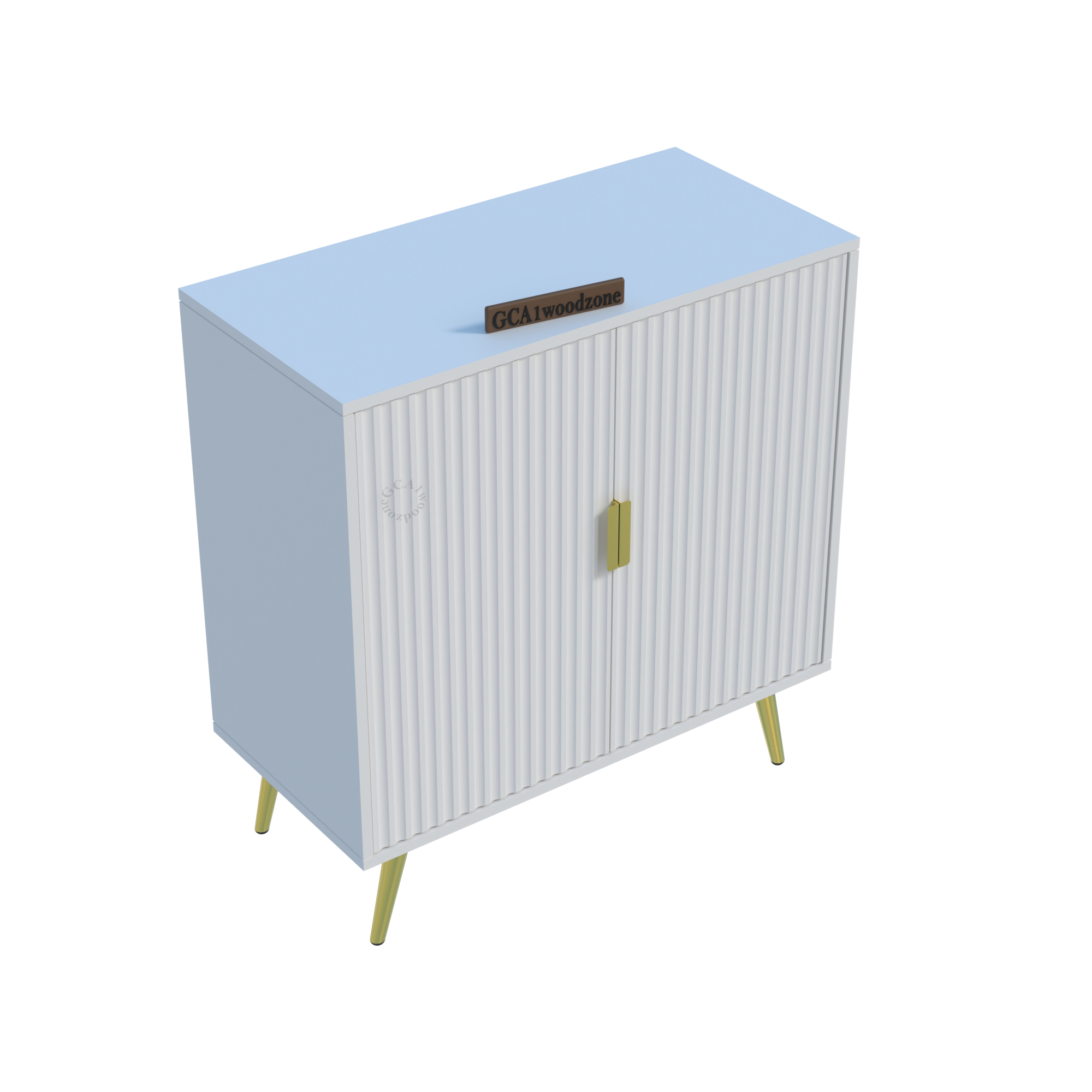 Softloom 2 DOOR SIDEBOARD -WHITE Softloom