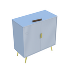 Softloom 2 DOOR SIDEBOARD -GRAY LIGHT Softloom