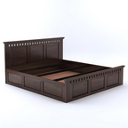 Wooden King size Bed with Storage |Bedroom Furniture - 3 Years Warranty