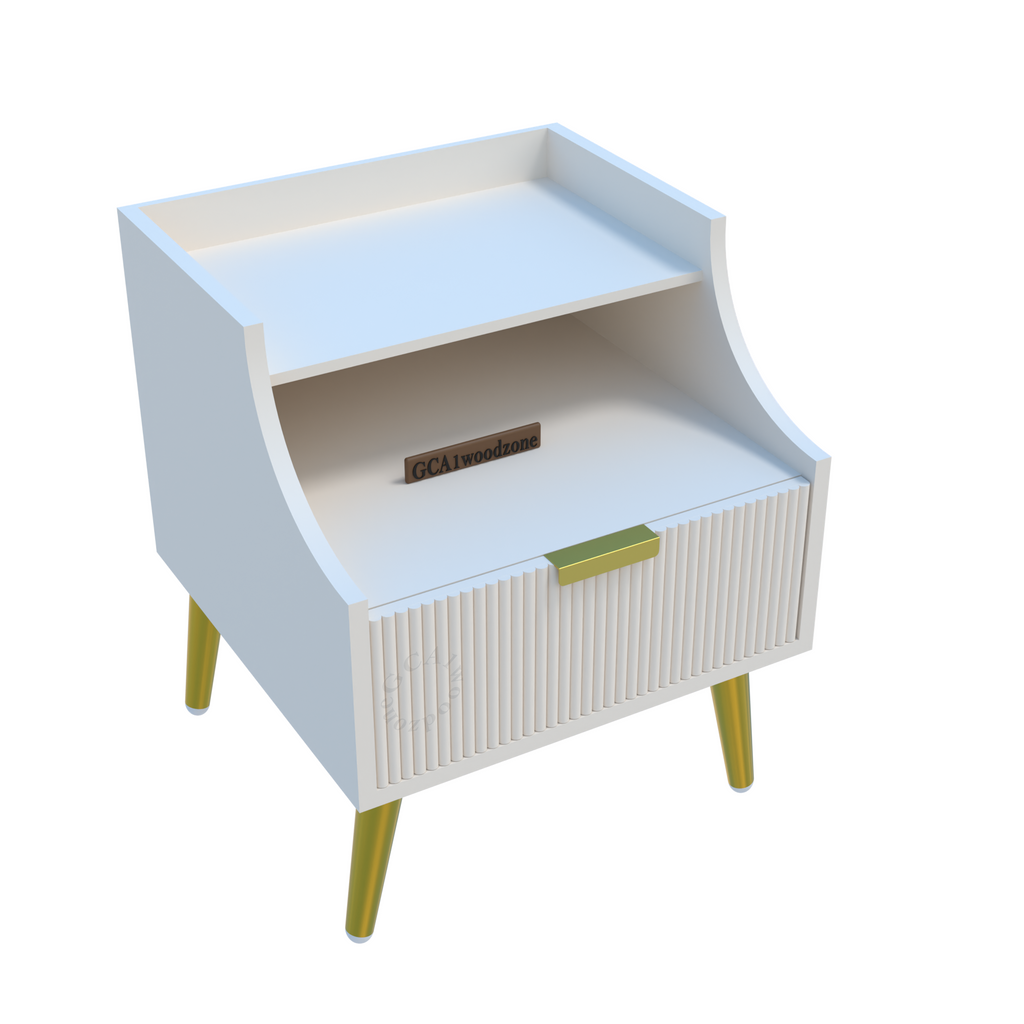 Softloom BED SIDE TABLE -WHITE Softloom