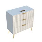 Softloom  3 Drawer Chestor -white | 5 Years Warranty