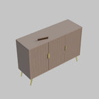 Softloom SIDEBOARD 3 DOOR WHITE - 5 Years Warranty Softloom