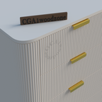 Softloom 5 DRAWER CHESTOR -WHITE Softloom