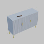 Softloom SIDEBOARD 3 DOOR WHITE - 5 Years Warranty Softloom