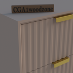 Softloom 4 DRAWER CHEST -TAUPE Softloom