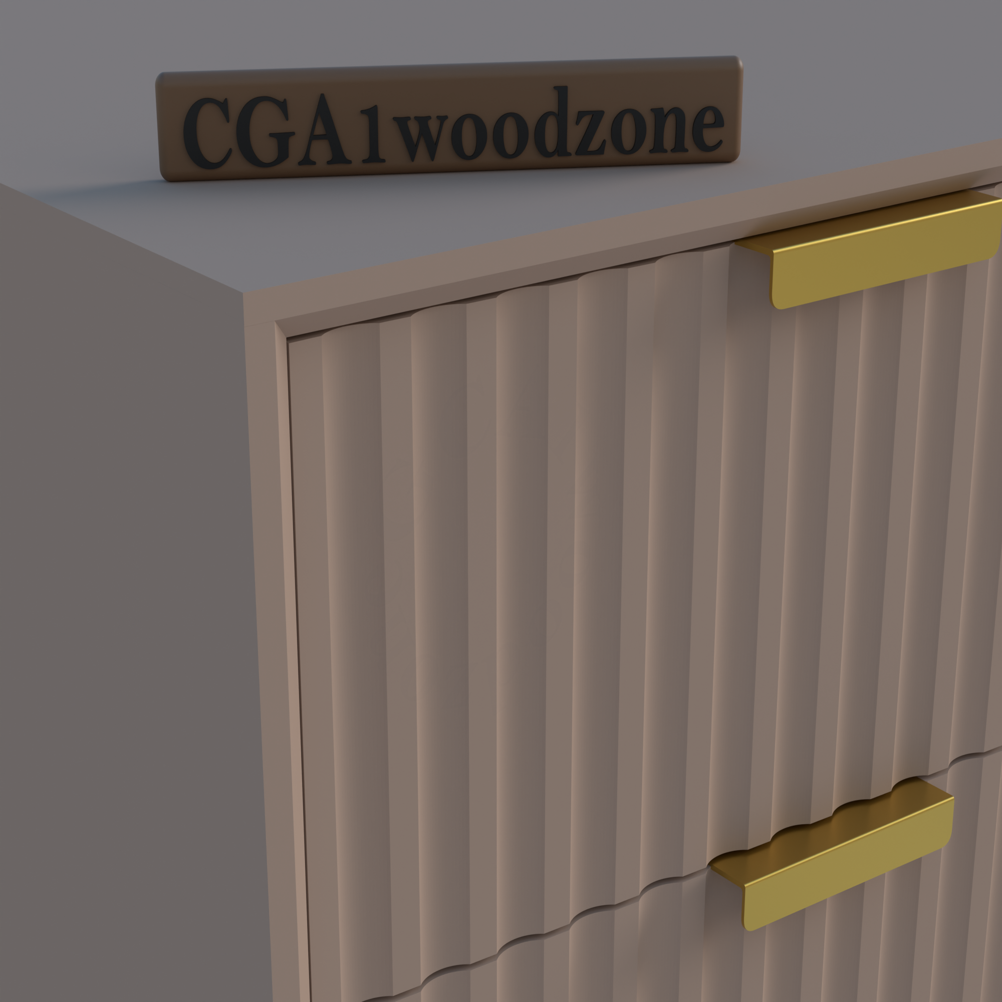 Softloom 4 DRAWER CHEST -TAUPE Softloom