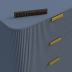 Softloom 5 DRAWER CHESTOR -GREY Softloom