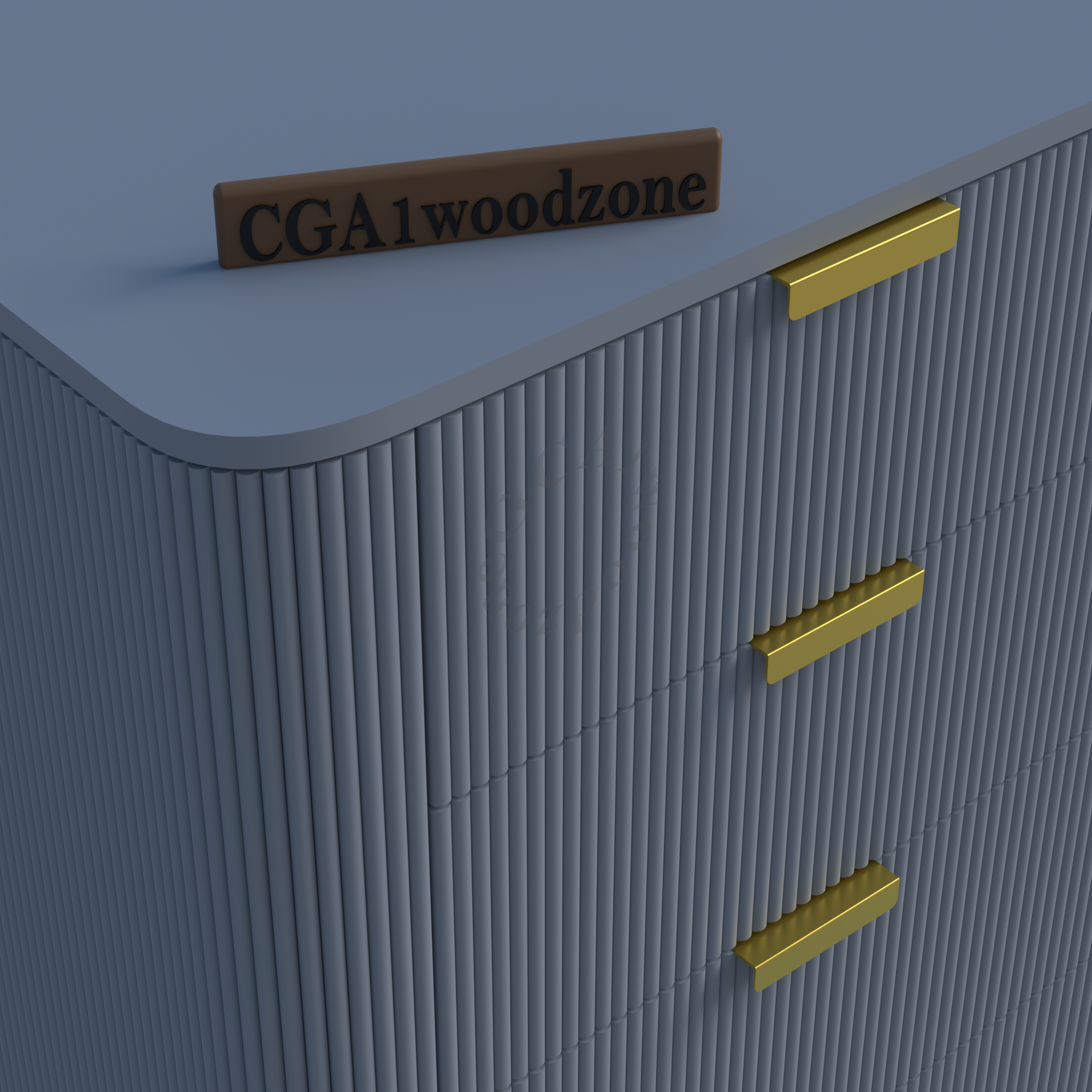 Softloom 5 DRAWER CHESTOR -GREY Softloom
