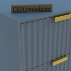 Softloom 4 DRAWER CHEST -GREY Softloom