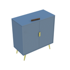 Softloom 2 DOOR SIDEBOARD -GRAY Softloom