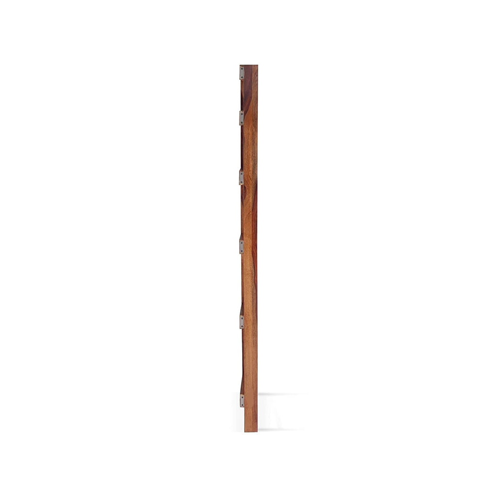 Solid Sheesham Wooden Corner Bookshelf