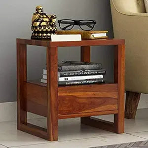 Wooden Bedside Table for Bedroom
