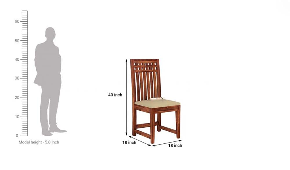 Softloom Sheesham Wood Dining Table Set with Bench - 3 Years Warranty